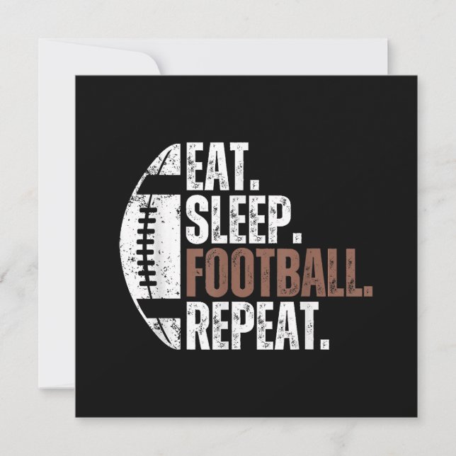 Vintager Schlaf Fußball Wiederholung (Vorderseite)