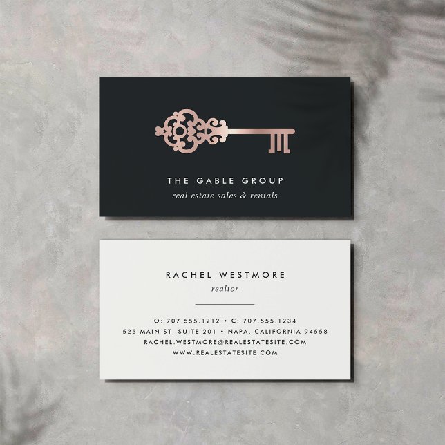 Vintager Schlüssel | ROSE | Real Anwesen Visitenkarte (Von Creator hochgeladen)