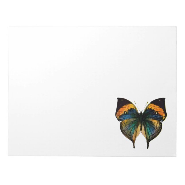 Vintager Schmetterling - Der antike Schmetterling  Notizblock (Vorderseite)