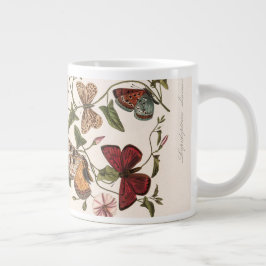 Vintager Schmetterling Jumbo-Tasse