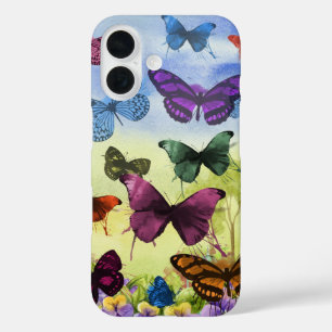 Vintager Schmetterling Papillon Alte Illustration  iPhone 16 Hülle