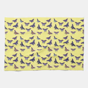 Vintager Schmetterling Papillon Alte Illustration Geschirrtuch