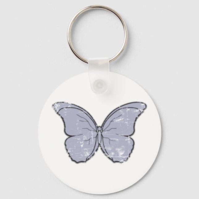 Vintager Schmetterling Schlüsselanhänger (Vorderseite)