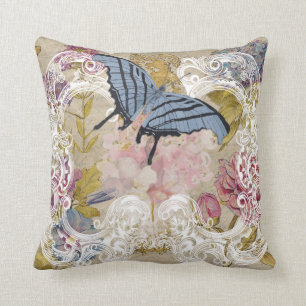 Vintager Schmetterlings-romantische mit Kissen