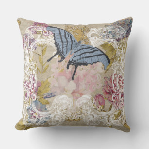 Vintager Schmetterlings-romantische mit Kissen