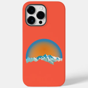Vintager Schneeberg Peak Case-Mate iPhone Fall 14 Pro Max Hülle