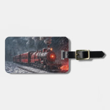 Vintager Schneezug