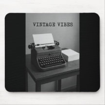 Vintager Schreibmaschinenleser "Vintag Vibes" Maus