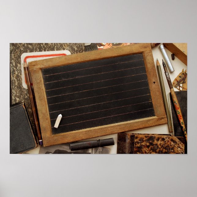 Vintager Schreibtisch Poster (Vorne)