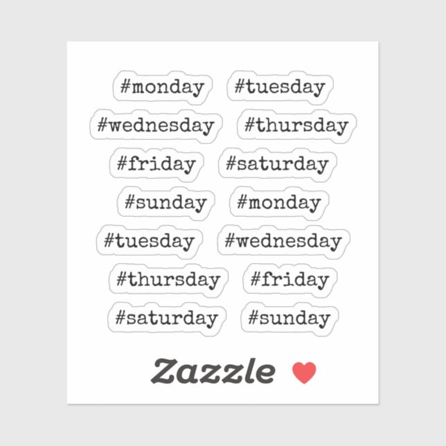 Vintager, schriftgeschriebener Schriftart-Planer H Aufkleber (Blatt)