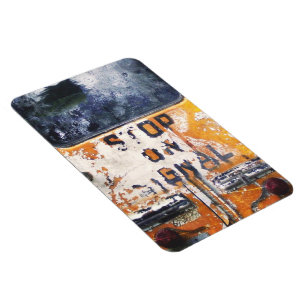 Vintager Schulbus Magnet