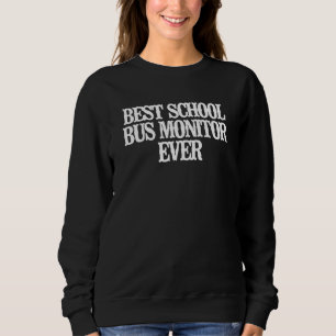 Vintager Schulbusmonitor Sweatshirt