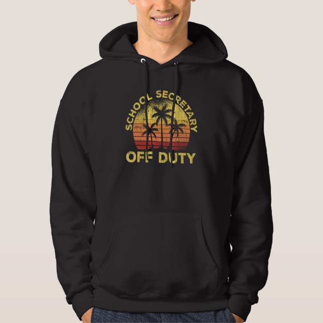 Vintager Schulminister Hoodie (Vorderseite)