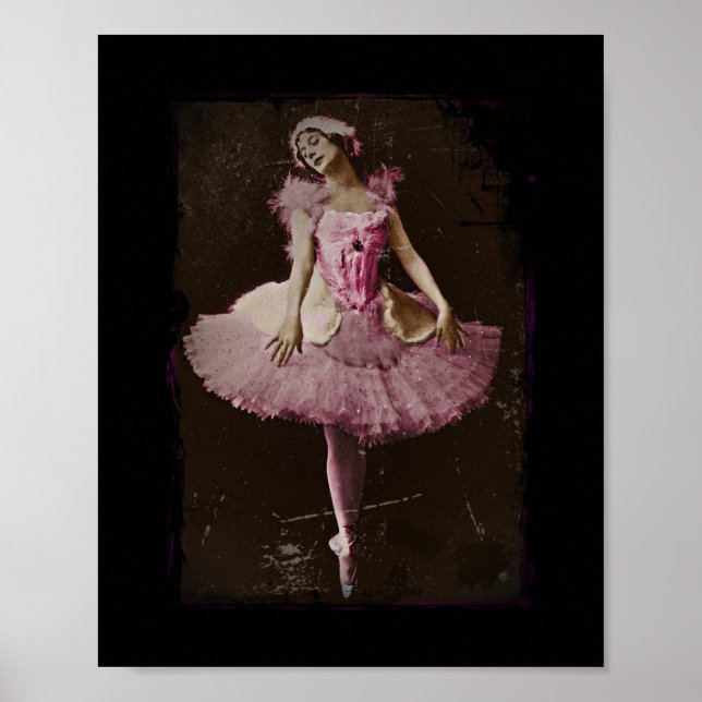 Vintager Schwanensee Poster (Vorne)