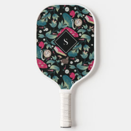 Vintager Schwarzer Cocktail Pickleball Schläger