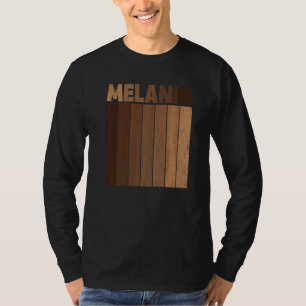 Vintager schwarzer Stolz Blm Melanin Women Men Afr T-Shirt