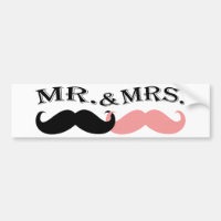 Vintager schwarzer und rosa Schnurrbart