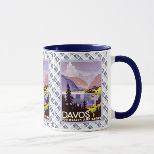 Vintager Schweizerentwurf, Davos Tasse (Rechts)