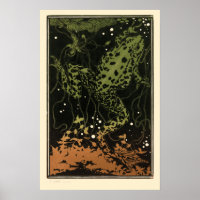 Vintager Schwimmfrosch von Julie de Graag