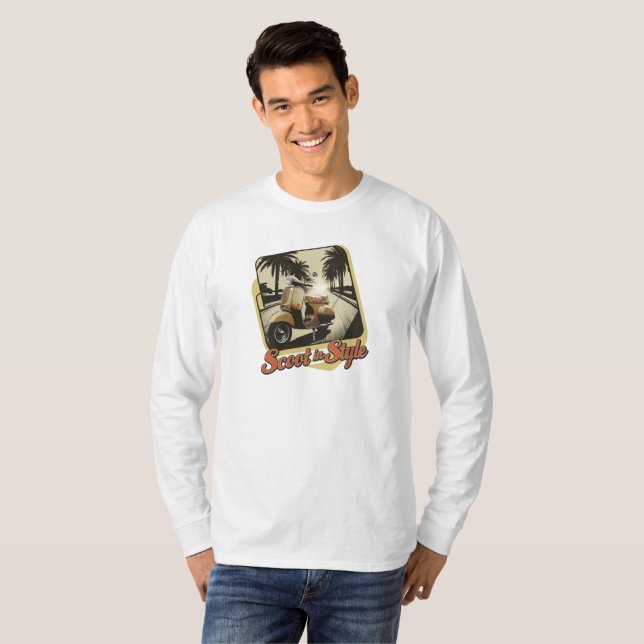 Vintager Scoot in Style Long Sleeve T - Shirt (Vorne ganz)