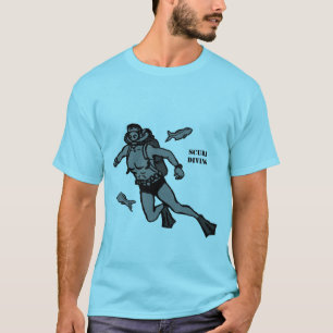 Vintager SCUBA-Taucher T-Shirt