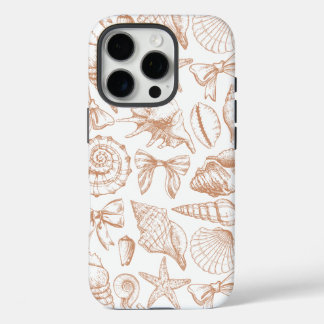 Vintager Seashell Beachy Vibe Tropischer Sommer iPhone 16 Pro Hülle