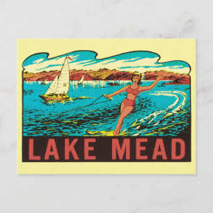 Vintager See Mead Nevada NV Staat - Karte