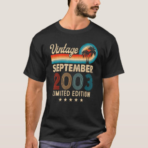Vintager September 2003, 19. Geburtstag T-Shirt