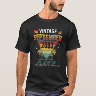 Vintager September 2003 19. Geburtstagskind T-Shirt