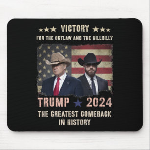 Vintager Sieg Trump Vance Wir gewannen Party der R Mousepad