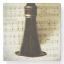 Vintager silberner Clarinet