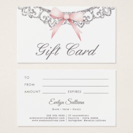 Vintager Silberrahmen, rosa Bugkarte