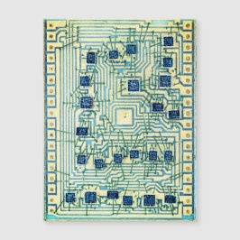 Vintager Silicon Chip Magnetkarte