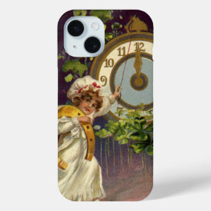 Vintager Silvester Irish Lass Clock um Mitternacht Case-Mate iPhone Hülle