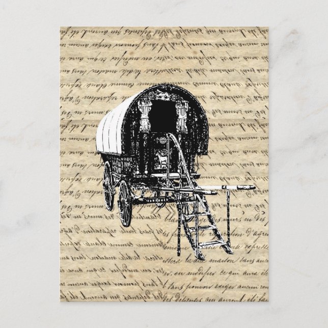 Vintager Sinti und Roma Postkarte (Vorderseite)