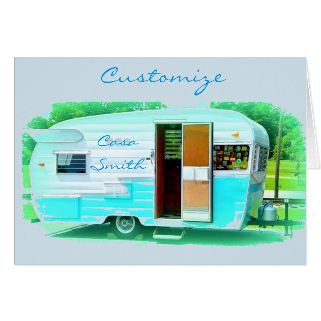 Vintager Sinti und Romaanhänger Thunder_Cove auf (Vorderseite (Horizontal))