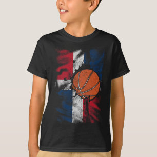 Vintager Sketch Männer Dominikanische Republik F T-Shirt
