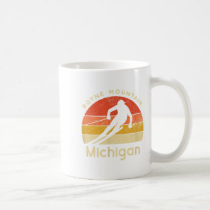 Vintager Ski Boyne Berg Michigan Kaffeetasse