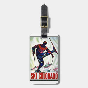 Vintager Ski Colorado Gepäckanhänger