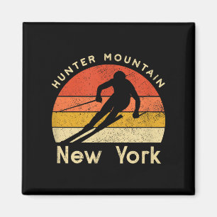 Vintager Ski Hunter Berg New York Magnet
