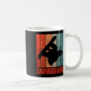 Vintager Snowboarder Snowboarden Skiurlaub Retter Kaffeetasse