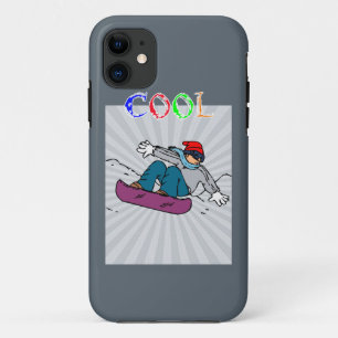 Vintager Snowboarder Snowboarden Snowboarding Case-Mate iPhone Hülle