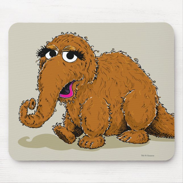 Vintager Snuffleupagus Mousepad (Vorne)