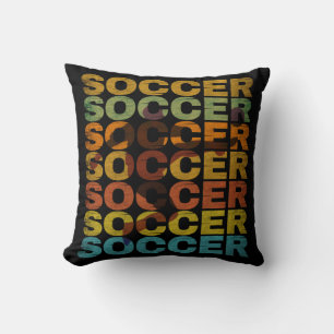 VINTAGER SOCCER KISSEN