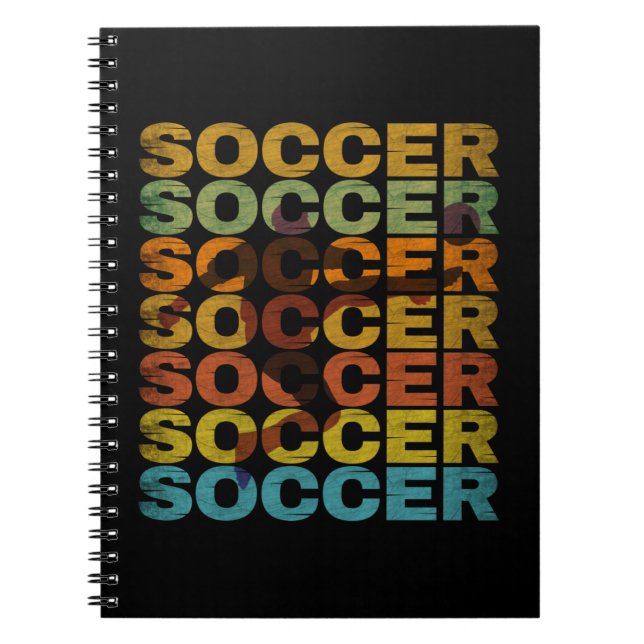 VINTAGER SOCCER NOTIZBLOCK (Vorderseite)