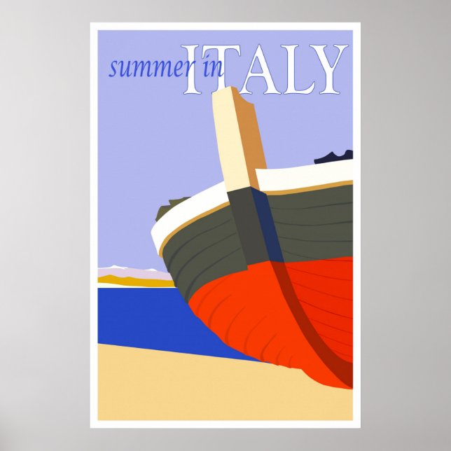 Vintager Sommer in Italien Poster (Vorne)