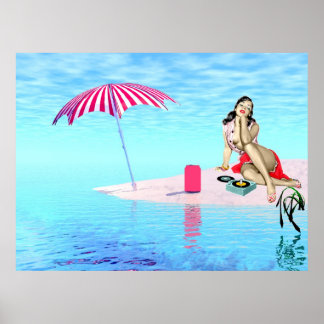 Vintager Sommer Poster