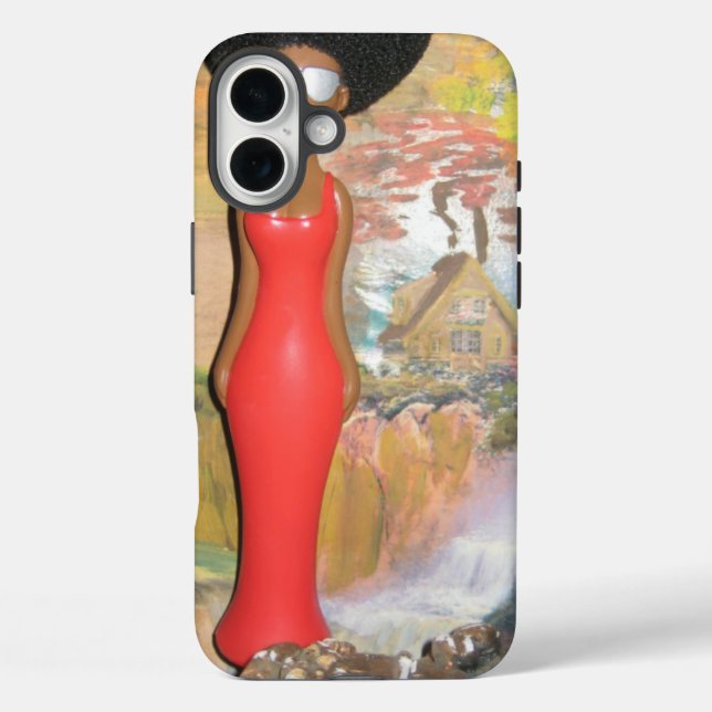 Vintager Sommer Rot.png Case-Mate iPhone Hülle (Rückseite)