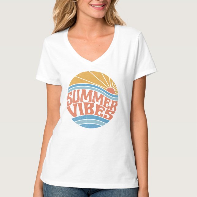 Vintager Sommer-T - Shirt (Vorderseite)