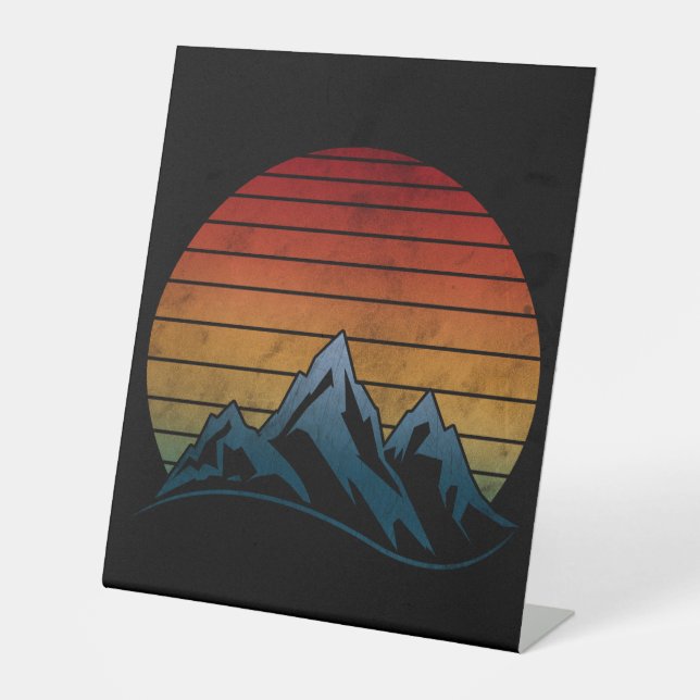 Vintager SONNENBERG Sockelschild (Vorderseite)